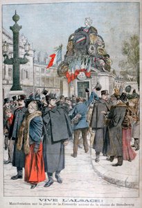 Straatsburg standbeeld, Place de la Concorde, Parijs door Unbekannt