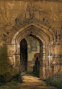 Stratford Kerk, Warwickshire, Engeland, 1845 door Unbekannt