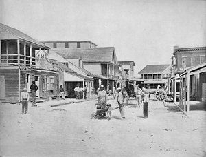 Straat in Key West, Florida