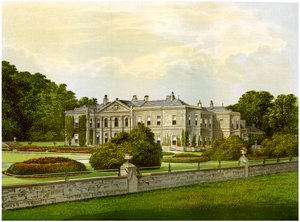 Studley Royal, Yorkshire, huis van de Markies van Ripon, c1880 door Unbekannt