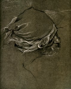 Studie voor De Zeemeermin, door Herbert J Draper, 1899 door Unbekannt