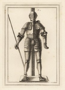 Harnas gemaakt voor koning Hendrik VIII op 18-jarige leeftijd in de Tower of London door Unbekannt