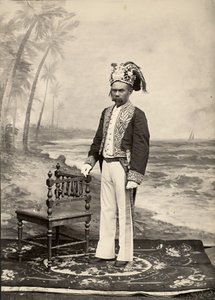 Sultan van Batjan, Pulau Bacan, Molukken, Indonesië door Unbekannt