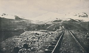 Top van de Oroya-spoorweg, 1916 door Unbekannt