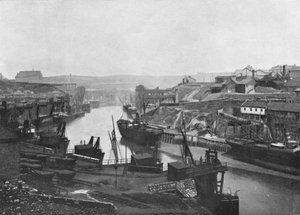 Sunderland - Uitzicht op de rivier vanaf de brug