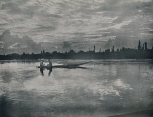 Zonsondergang op het Dalmeer, Kasjmir, 1936 door Unbekannt