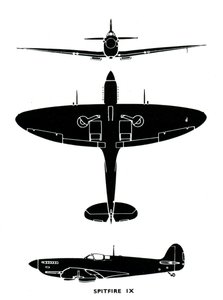 Supermarine Spitfire Mk IX, 1941 door Unbekannt