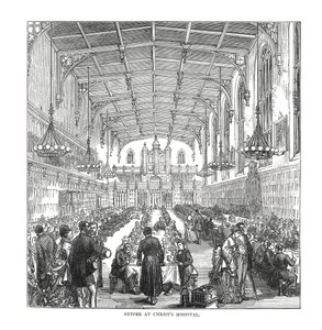 Avondmaal in Christs Hospital, 1878