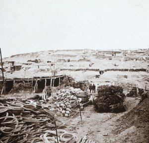 Voorraaddepot, Massiges, Noord-Frankrijk, ca. 1914-1918
