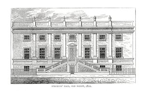 Chirurgenzaal, Old Bailey, 1800 door Unbekannt