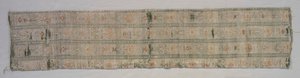Omlijsting voor Turks zijden kussenhoes, begin 1600s
