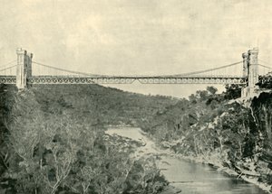 Hangbrug, Noord-Sydney, 1901 door Unbekannt