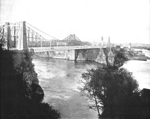 Hang- en Cantileverbruggen, St John, New Brunswick, Canada, ca. 1900