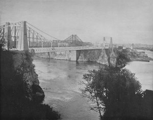 Hang- en cantileverbruggen, St. John, New Brunswick, c1897