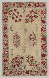 Suzani: divanhoes, 1700s
