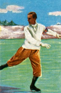 Zweedse kunstschaatser Gillis Grafström, 1928