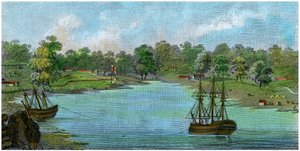 Sydney Cove, New South Wales, Australië, 20 augustus 1788, ca. 1885
