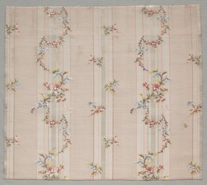 Taffeta Fragment, 1774-1793 door Unbekannt