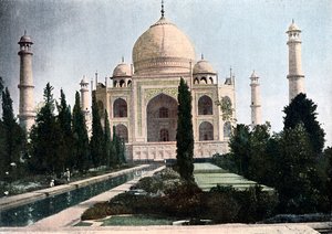 Taj Mahal, Agra, Uttar Pradesh, India, ca. 1890