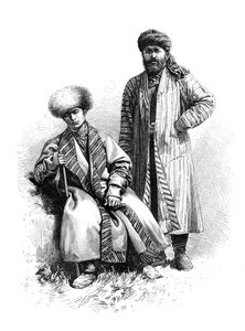 Tadzjieken van Bukhara, Oezbekistan, 1895 door Unbekannt
