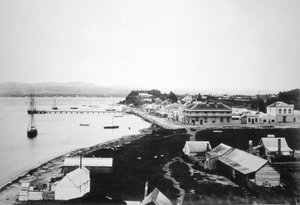 Tauranga, Bay of Plenty, Noordereiland, Nieuw-Zeeland, 1875 door Unbekannt