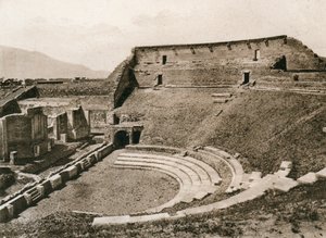 Teatro tragico, Pompeii, Italië, ca. 1900 door Unbekannt