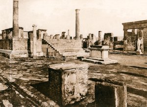 Tempio di Giove, Pompeii, Italië, ca. 1900s door Unbekannt