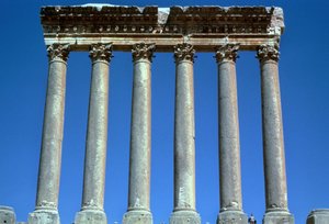 Tempel van Heliopolitaanse Zeus, Baalbek, Libanon, 10-249 AD