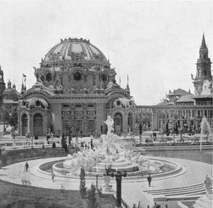 Tempel van Muziek op de Pan-Amerikaanse Tentoonstelling in Buffalo, 1901 door Unbekannt
