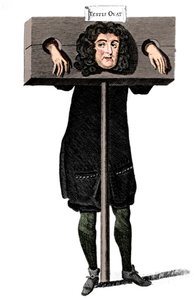 Testis Ovat, Titus Oates in de schandpaal, 17e eeuw c1905