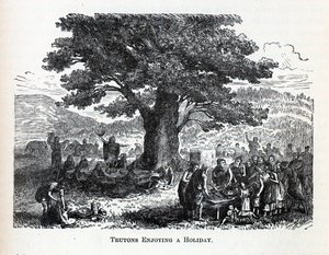 Teutonen Genieten van een Vakantie, 1882
