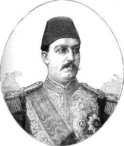 Tewfik, Khedive van Egypte, c1882 door Unbekannt