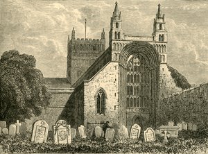 Tewkesbury Abbey, 1898