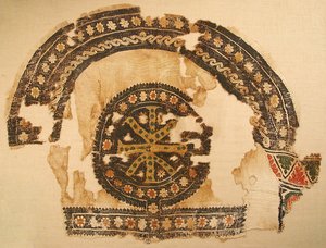 Textiel Fragment, Byzantijns