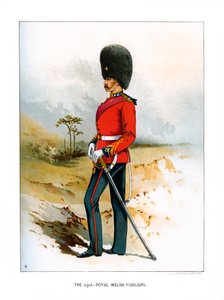 De 23e Royal Welsh Fusiliers, ca. 1890 door Unbekannt