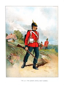 De 2e, De Queens Royal West Surrey, c1890 door Unbekannt