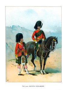 De 72e Seaforth Highlanders, ca. 1890 door Unbekannt