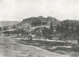 De Agora en Akropolis, Athene, Griekenland, 1895 door Unbekannt
