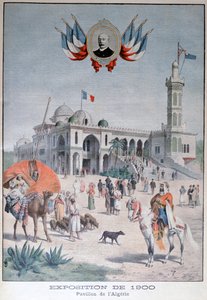 Het Algerijnse paviljoen op de Wereldtentoonstelling van 1900, Parijs