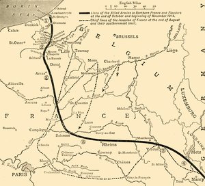 De geallieerde legers in Frankrijk en Vlaanderen, Eerste Wereldoorlog, 1914 door Unbekannt
