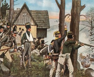 De Alpenoorlog in het graafschap Kladsko, 1807, 1936 door Unbekannt