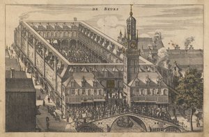 De Amsterdamse Beurs, begin 17e eeuw