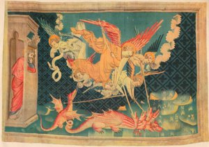 De Apocalyps. St. Michael en zijn agenten overwinnen de draak door Unbekannt