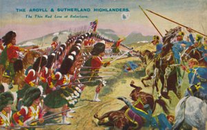 De Argyll & Sutherland Highlanders. De Dunne Rode Lijn bij Balaclava, 1854, 1939