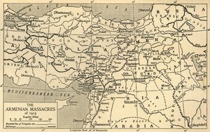 De Armeense Massacres van 1915, Eerste Wereldoorlog, c1920 door Unbekannt