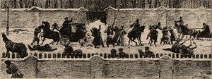 De Moord op Alexander II op 13 maart 1881, 1881 door Unbekannt