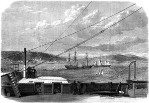 De Atlantische telegraafexpeditie, Content Bay, Newfoundland, 1866