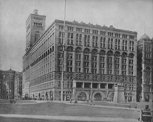 Het Auditorium, Chicago door Unbekannt