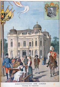 Het Oostenrijkse paviljoen op de Wereldtentoonstelling van 1900, Parijs, 1900 door Unbekannt