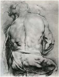 De achterkant van een naakte man, ca. 1610 1958